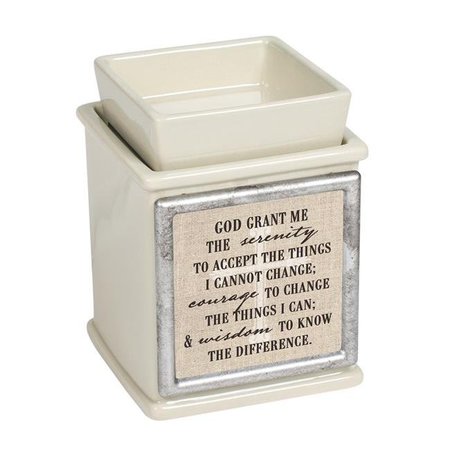 DICKSONS Dicksons IW26SDS Serenity Prayer Interchangeable Fragrance Wax or Essential Oil Warmers - Sand IW26SDS